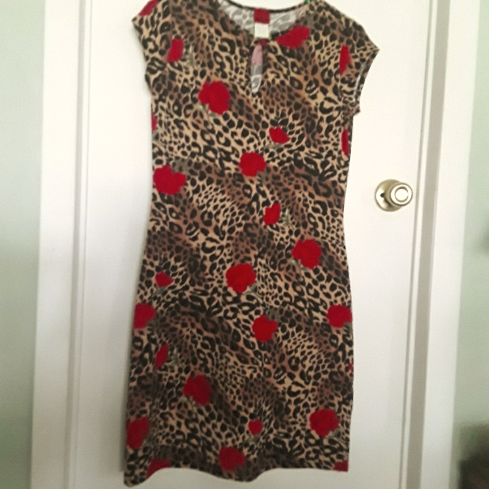 Animal Print/Rose Dress